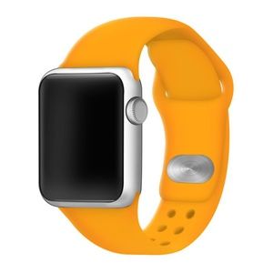 Neon Orange Apple Compatible Silicone Watch Band